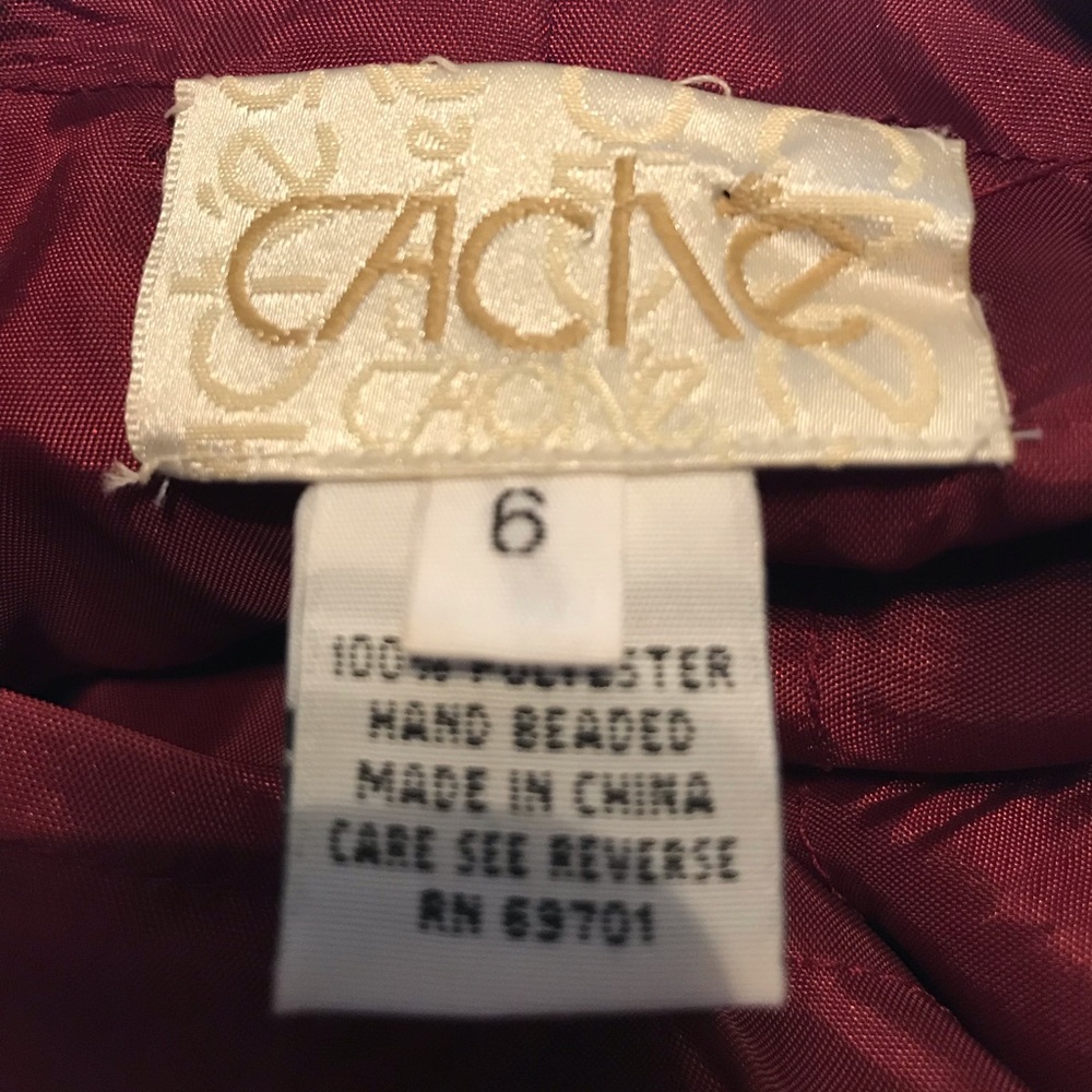 Cache Formal Dress, Size 6. - Picture 5 of 6